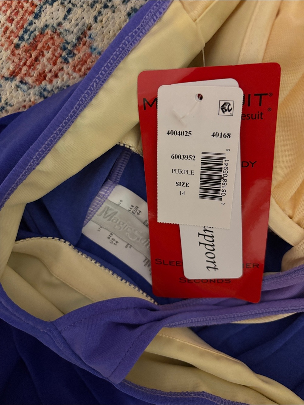 Magicsuit Infinity Taylor Underwire Tankini Top SZ 14 NWT - Picture 6 of 6